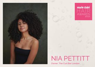Nia Pettitt Marie Claire hair awards 2024 judge