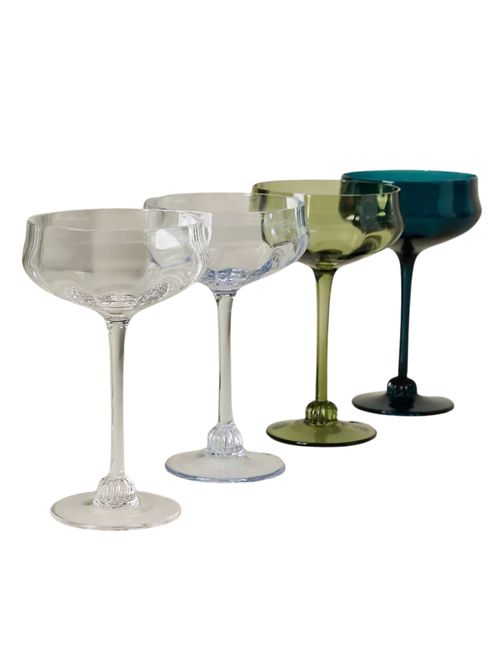 Cybelle Coupe Glasses, Set of 4