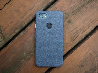 Pixel 3a XL with a case