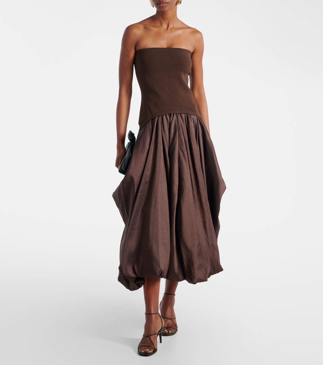 Izzy Taffeta Midi Dress