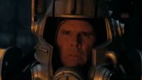 Walton Goggins as Cooper in the power armor suit