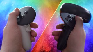 Meta Quest 3, Pimax Crystal controllers comparison