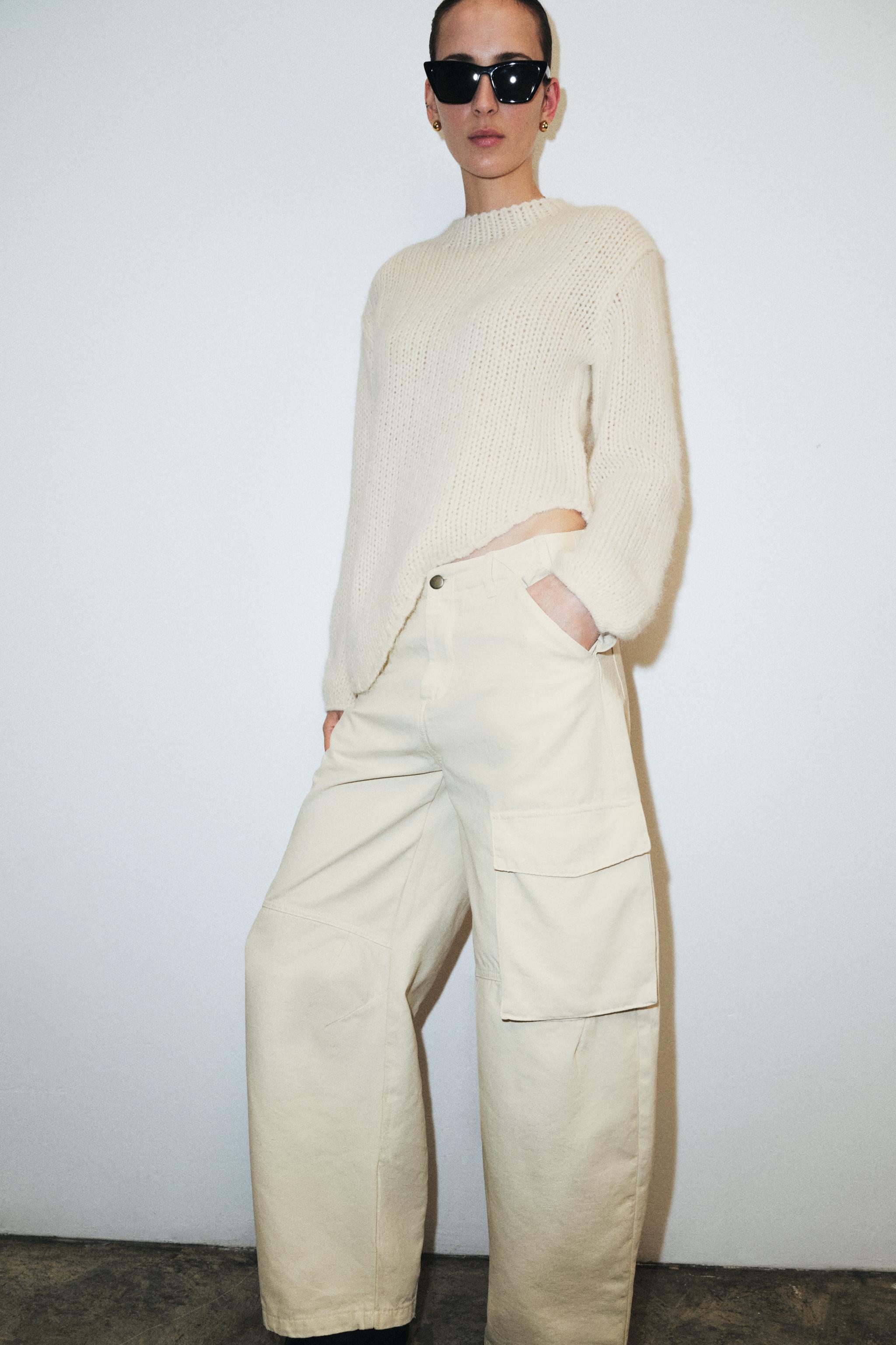 Asymmetric Hem Knit Jumper