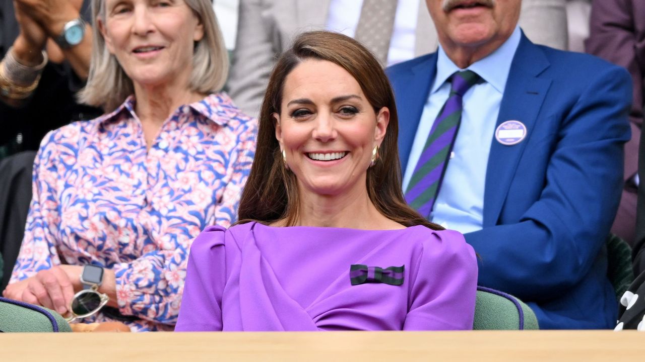 The Princess of Wales attends the Wimbledon Gentleman&#039;s Final in 2024