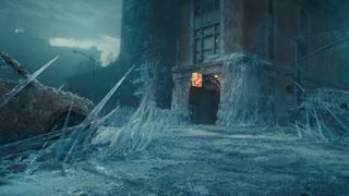 The Ghostbusters firehouse is taking over in the deep freeze as seen in the Ghostbusters: Frozen Empire teaser trailer