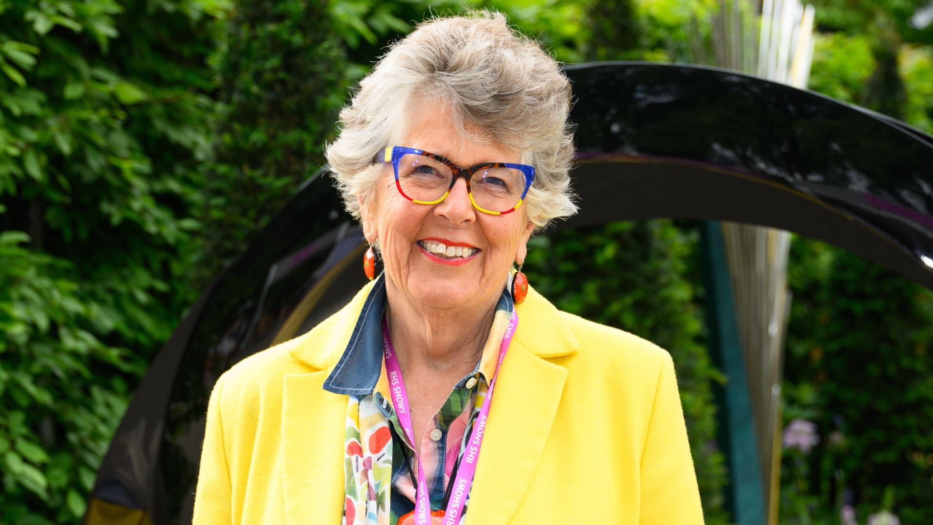 Prue Leith pictured at the RHS Chelsea Flower Show at the Royal Hospital Chelsea in London