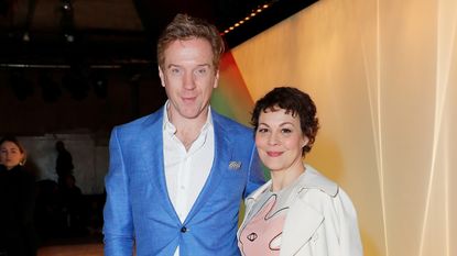 Damian Lewis and Helen McCrory attend the Roksanda show during London Fashion Week February 2019 at The Old Selfridges Hotel on February 18, 2019
