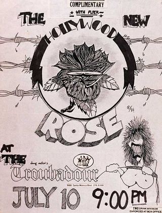 Hollywood Rose flyer