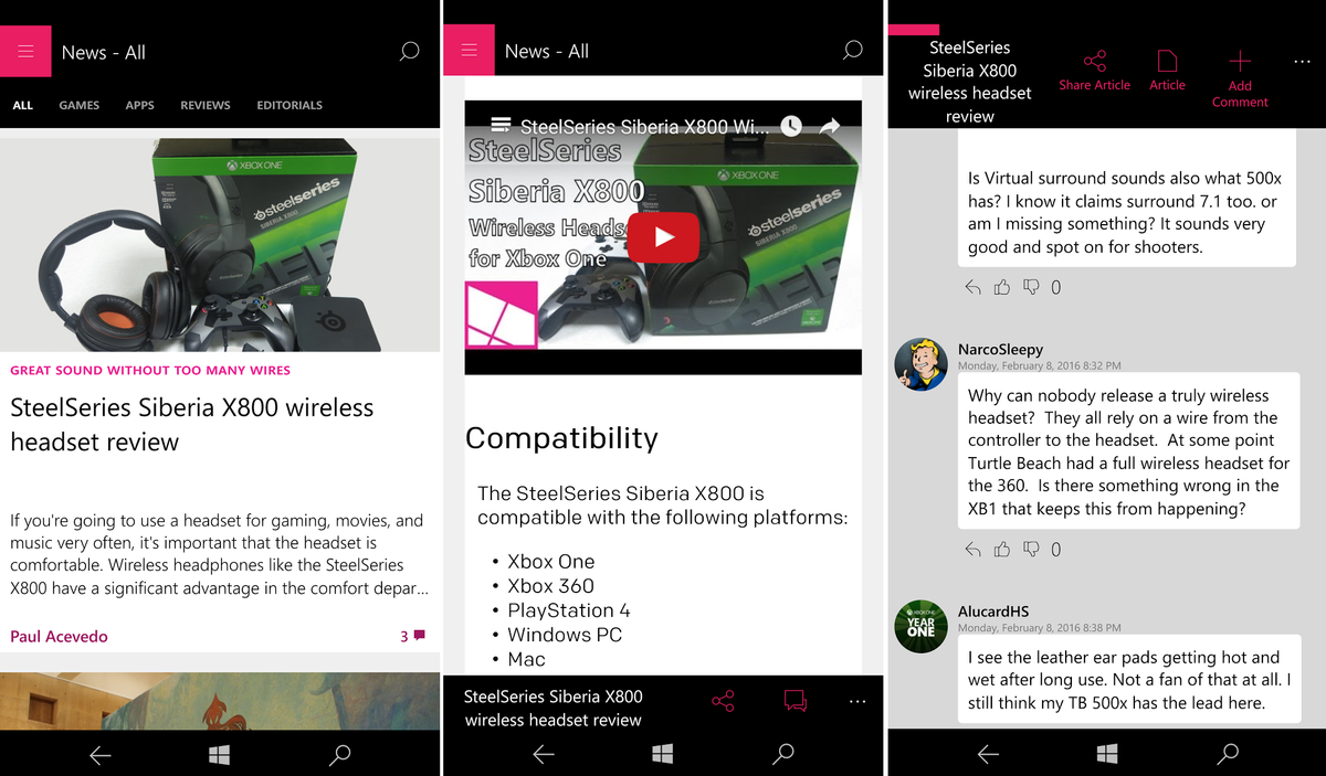 Status update and sneak peek at the new Windows Central App for Windows