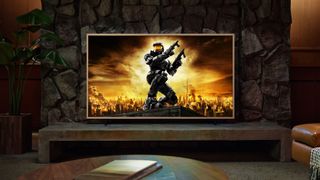 Halo 2 artwork on Samsung The Frame TV