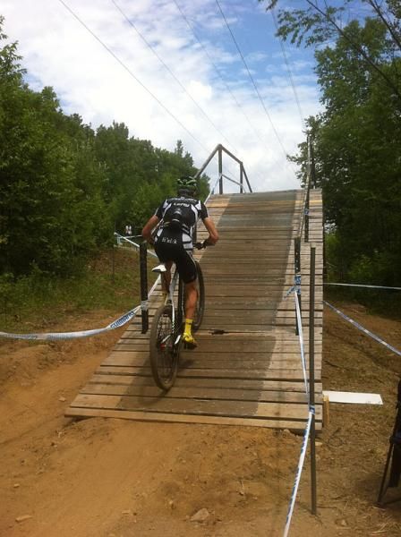 Jeremiah Bishop (Cannondale) said all the flyovers will take a toll on the legs.