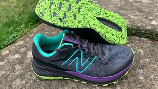 New Balance DynaSoft Nitrel V5 running shoes on pavement