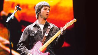 Photo of Noel GALLAGHER and OASIS, Noel Gallagher performing live onstage