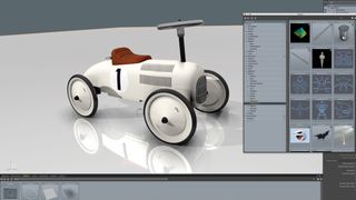 A model car made in Modo 12