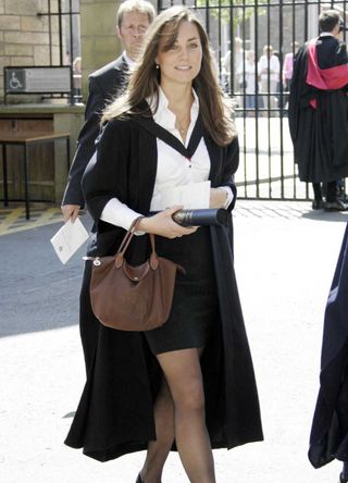 Kate Middleton on graduation day