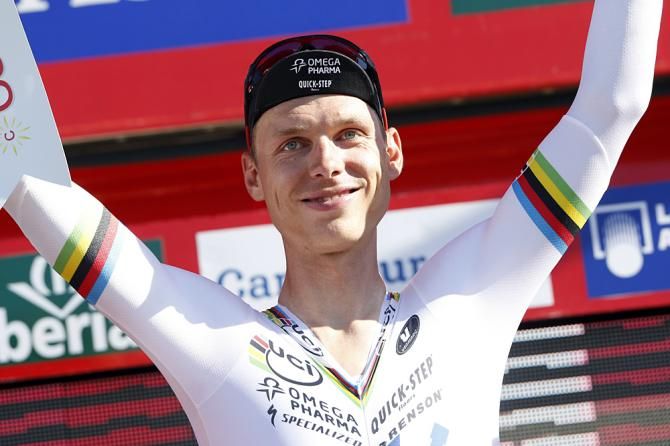 Tony Martin (Omega Pharma-Quickstep) won the Vuelta TT