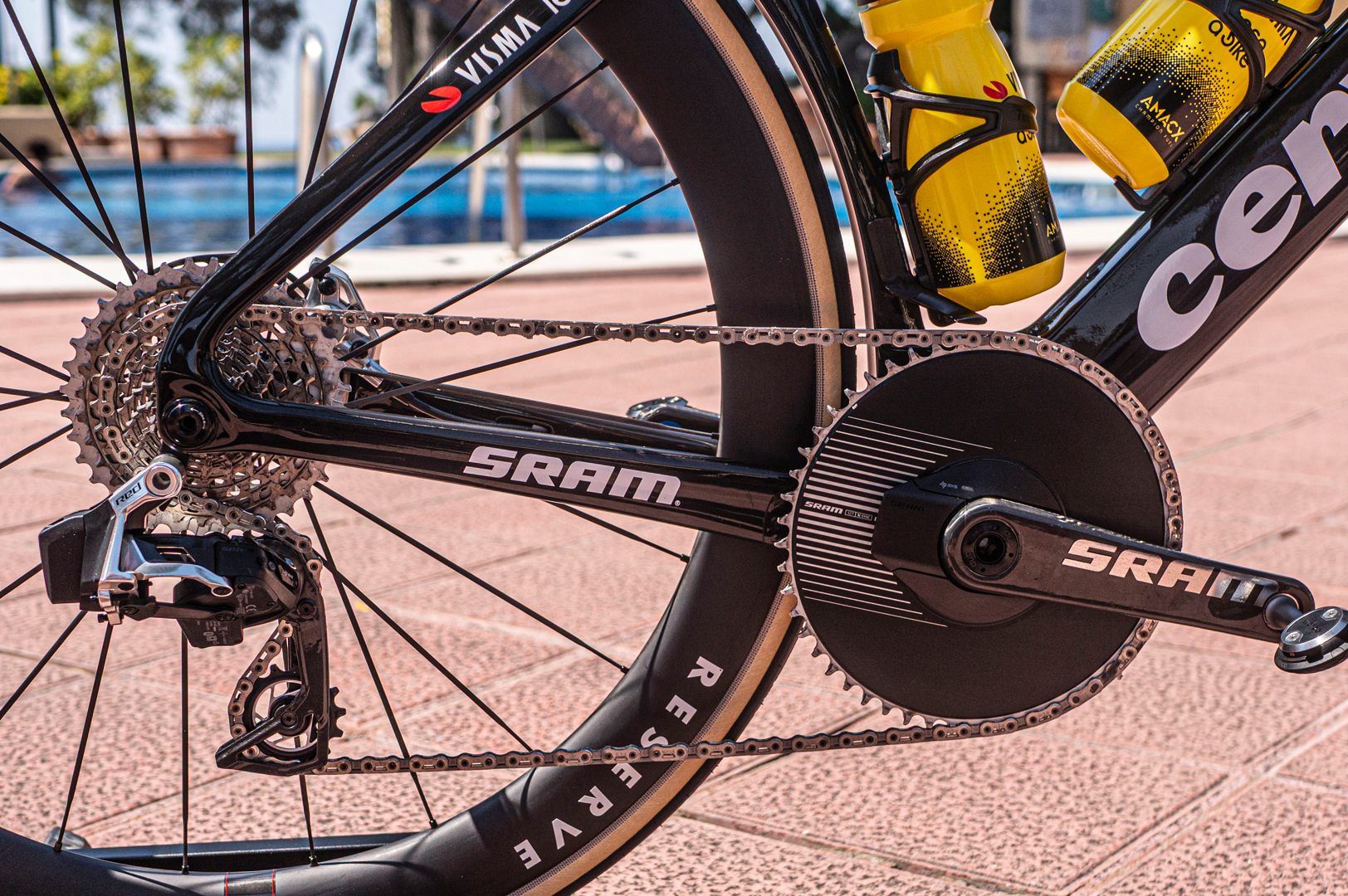 Jonas Vingegaard's SRAM Red AXS 1x setup at Tour de France