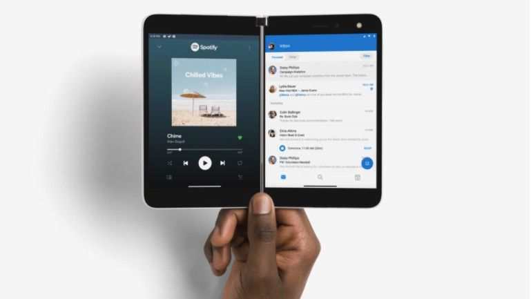 Surface Duo is Microsoft&#039;s first Android phone: foldable, dual screen, super-thin