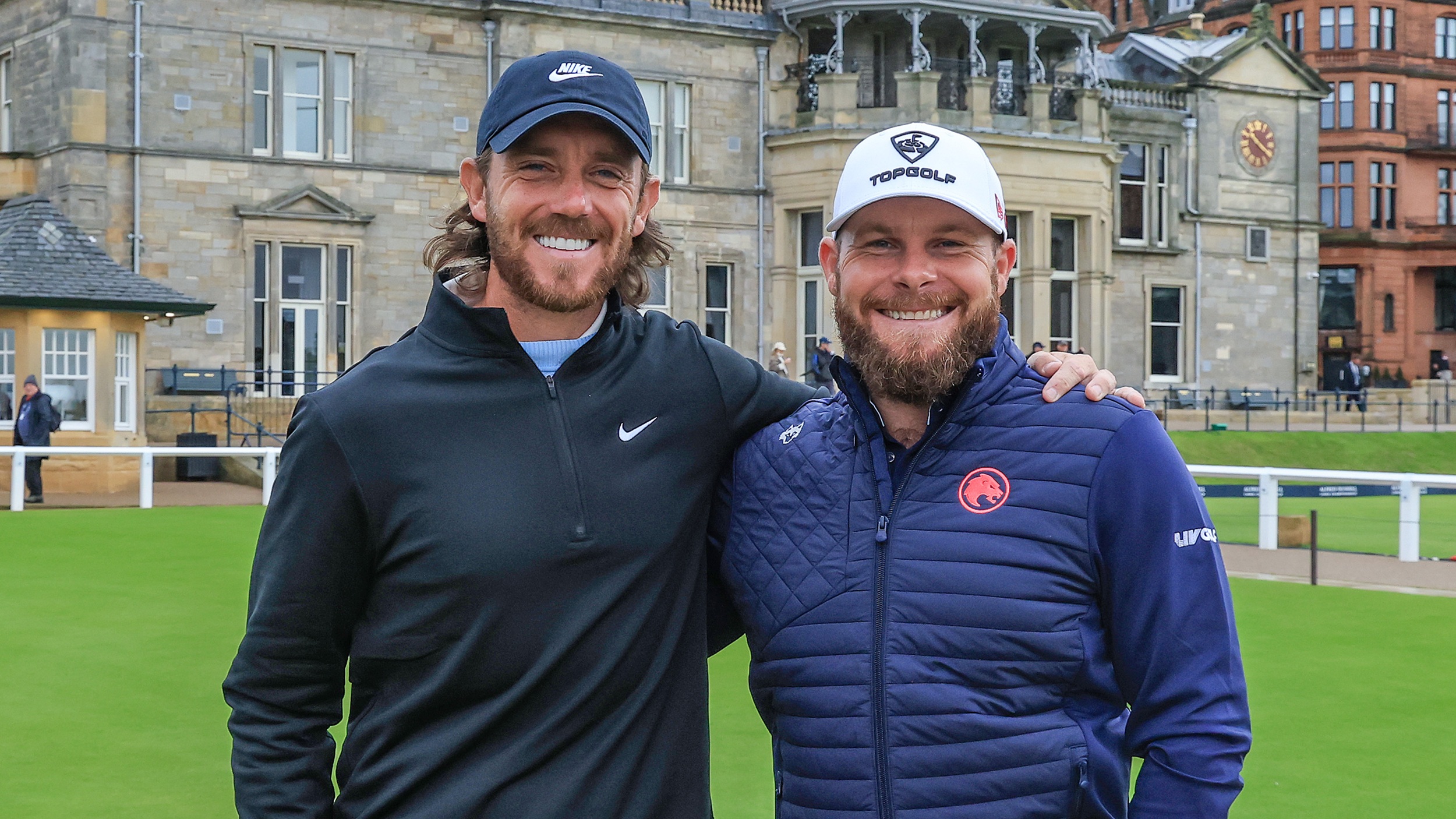 Tommy Fleetwood and Tyrrell Hatton at St Andrews