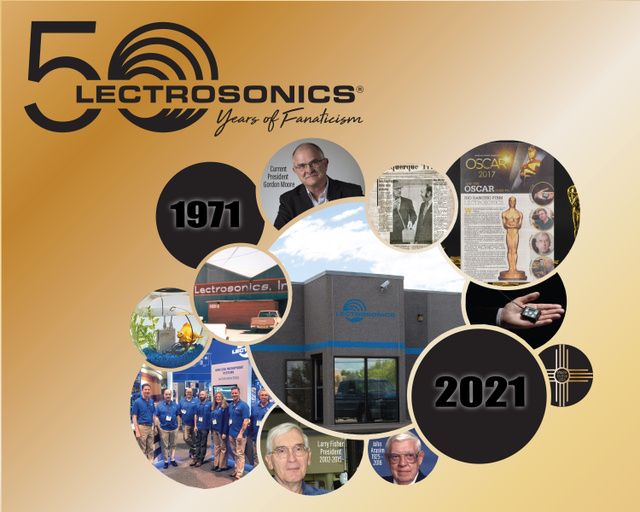 Lectrosonics Celebrates 50th Anniversary