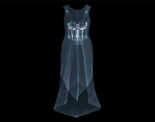 X-ray ‘La Tulipe’ evening dress