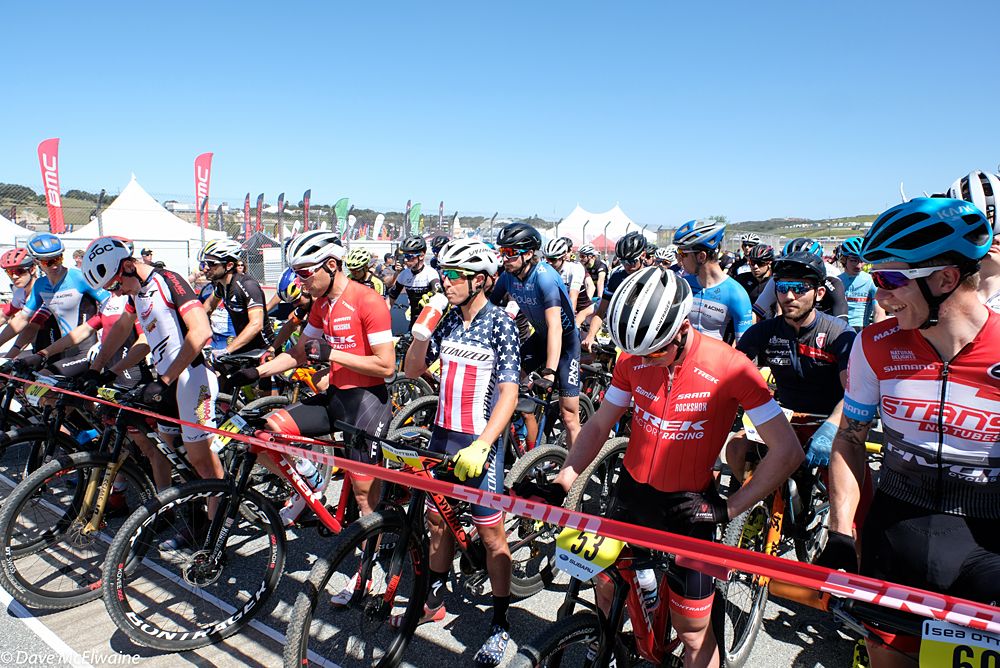 Front row of the Pro Men's field
