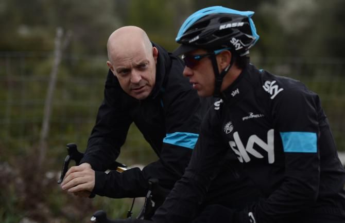 Dave Brailsford and Richie Porte