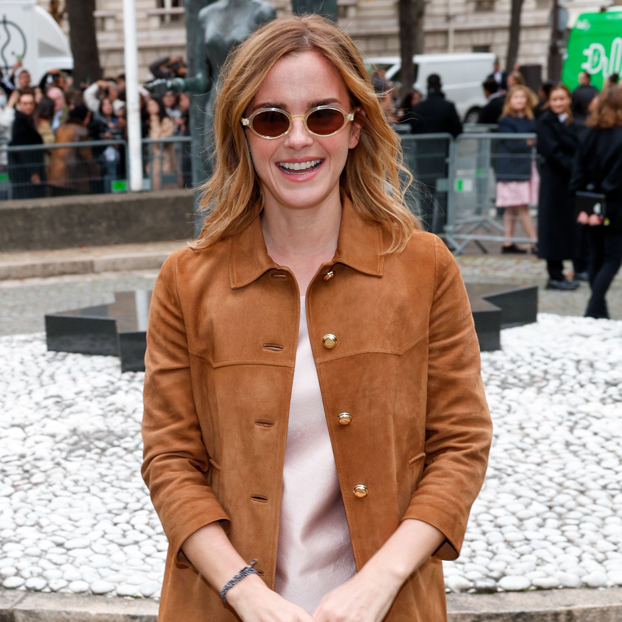 Emma Watson crewneck outfit