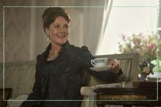 Ruth Gemmell as Violet Bridgerton in episode 106 of Queen Charlotte: A Bridgerton Story.