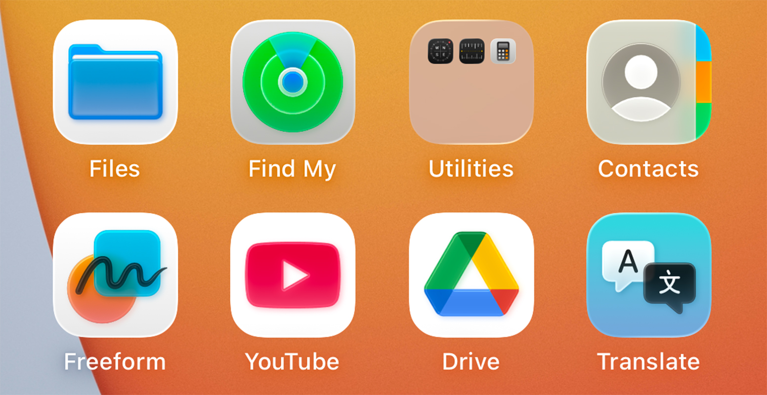 ios 26 vs ios 18 liquid glass screenshots