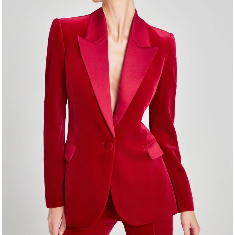 Nadine Merabi , Beatrice Red Blazer