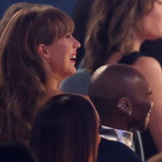 Cynthia Erivo and Taylor Swift at the Grammys 2025