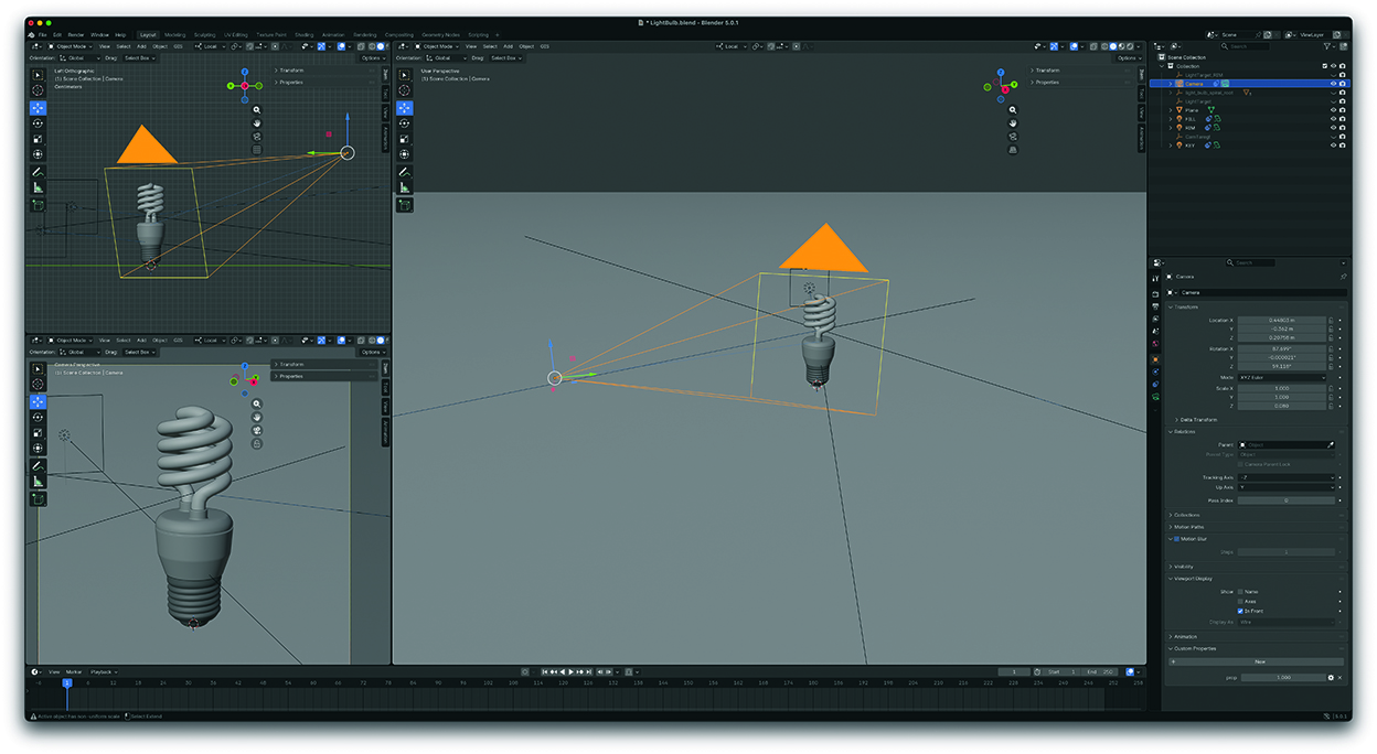 Menus and images in a 3D app