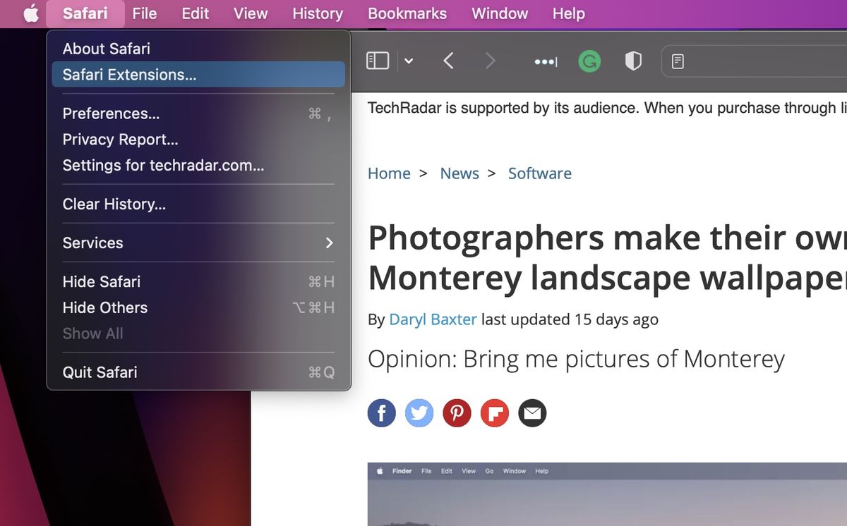 How to install Safari extensions in macOS Monterey TechRadar