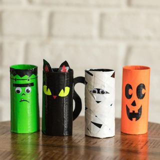 toilet roll tube halloween decorations