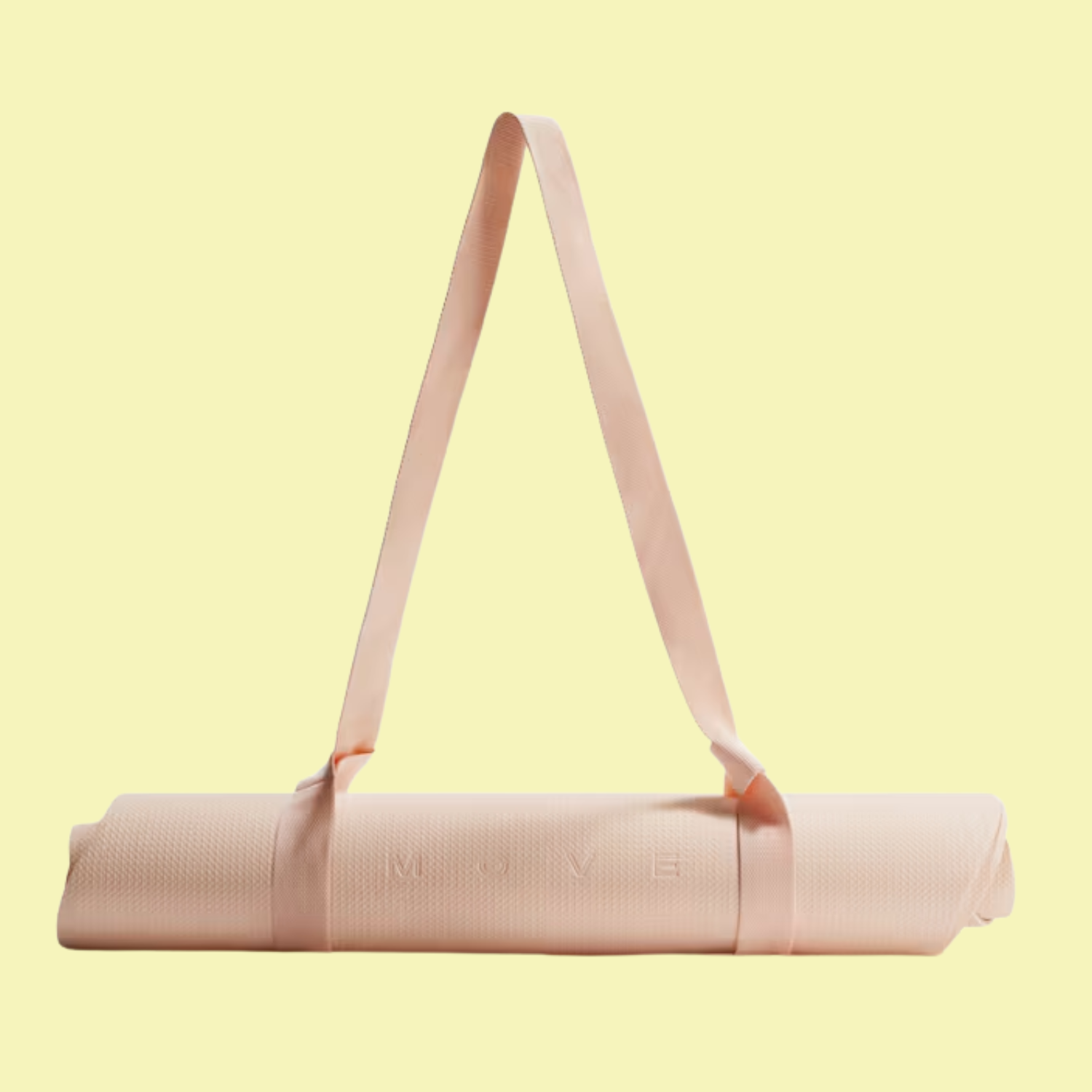 A pink yoga mat