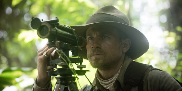 Lost City of Z Charlie Hunnam looks through telescope