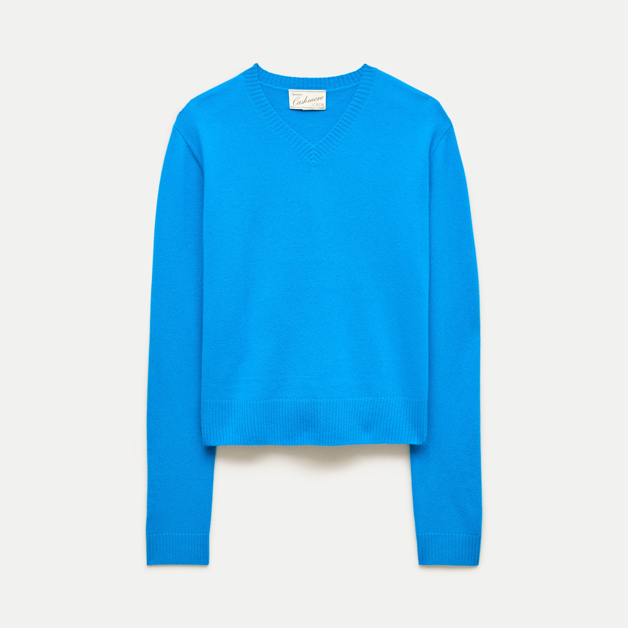 J.Crew, Cashmere High V-Neck Sweater