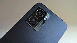 The OnePlus Nord N300 5G dual-camera housing