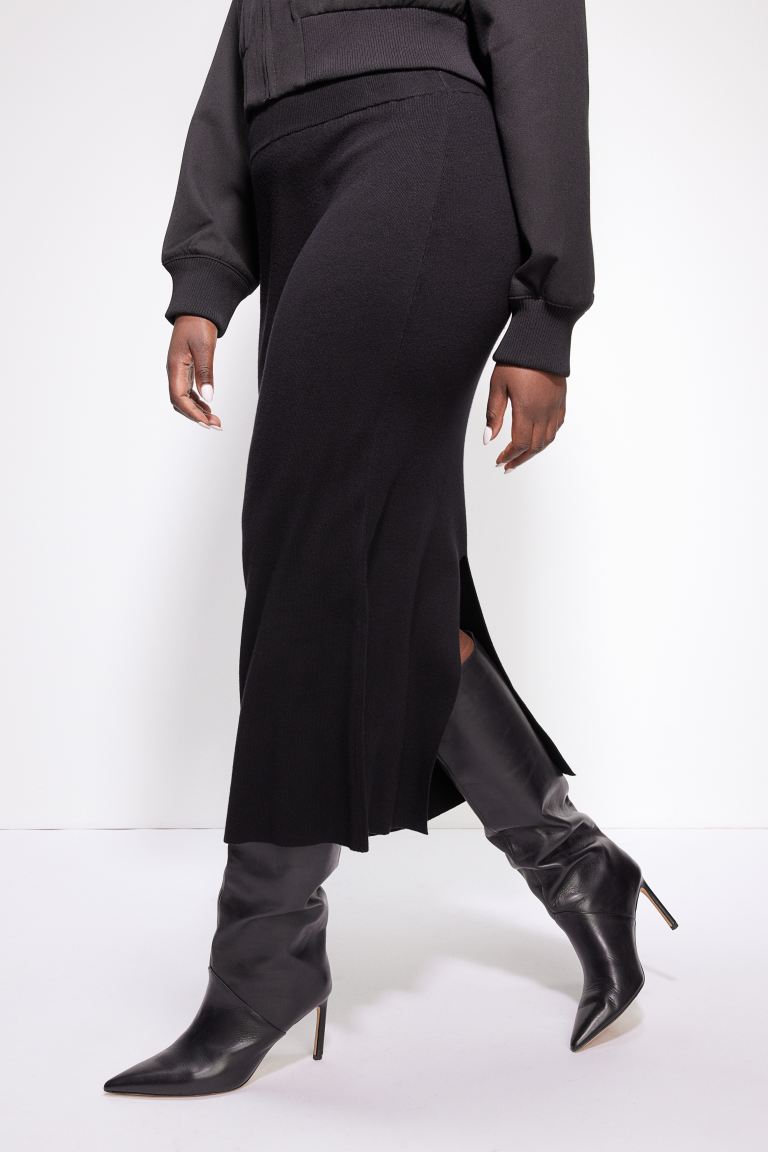 Rib-knit Skirt