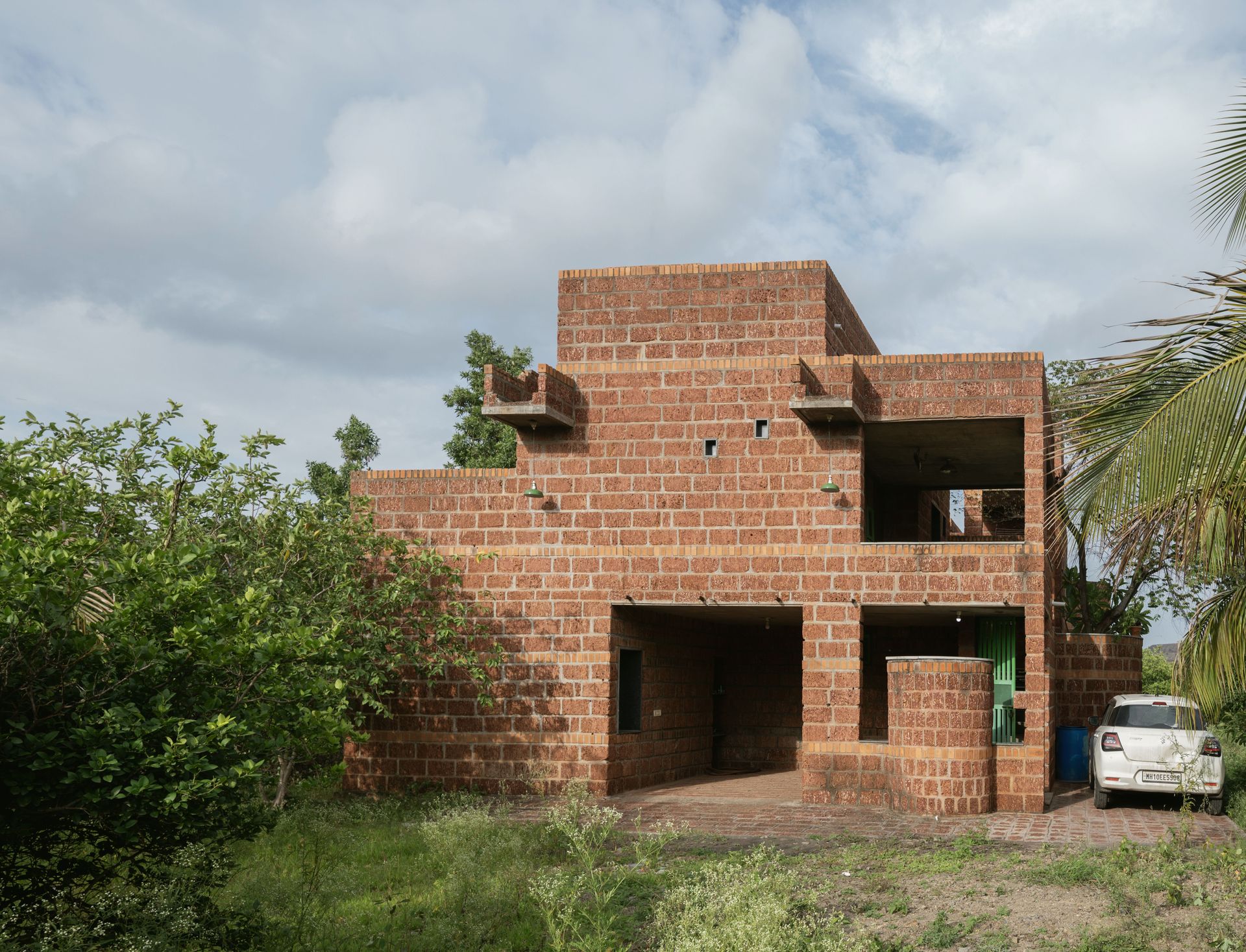 Brick house in India