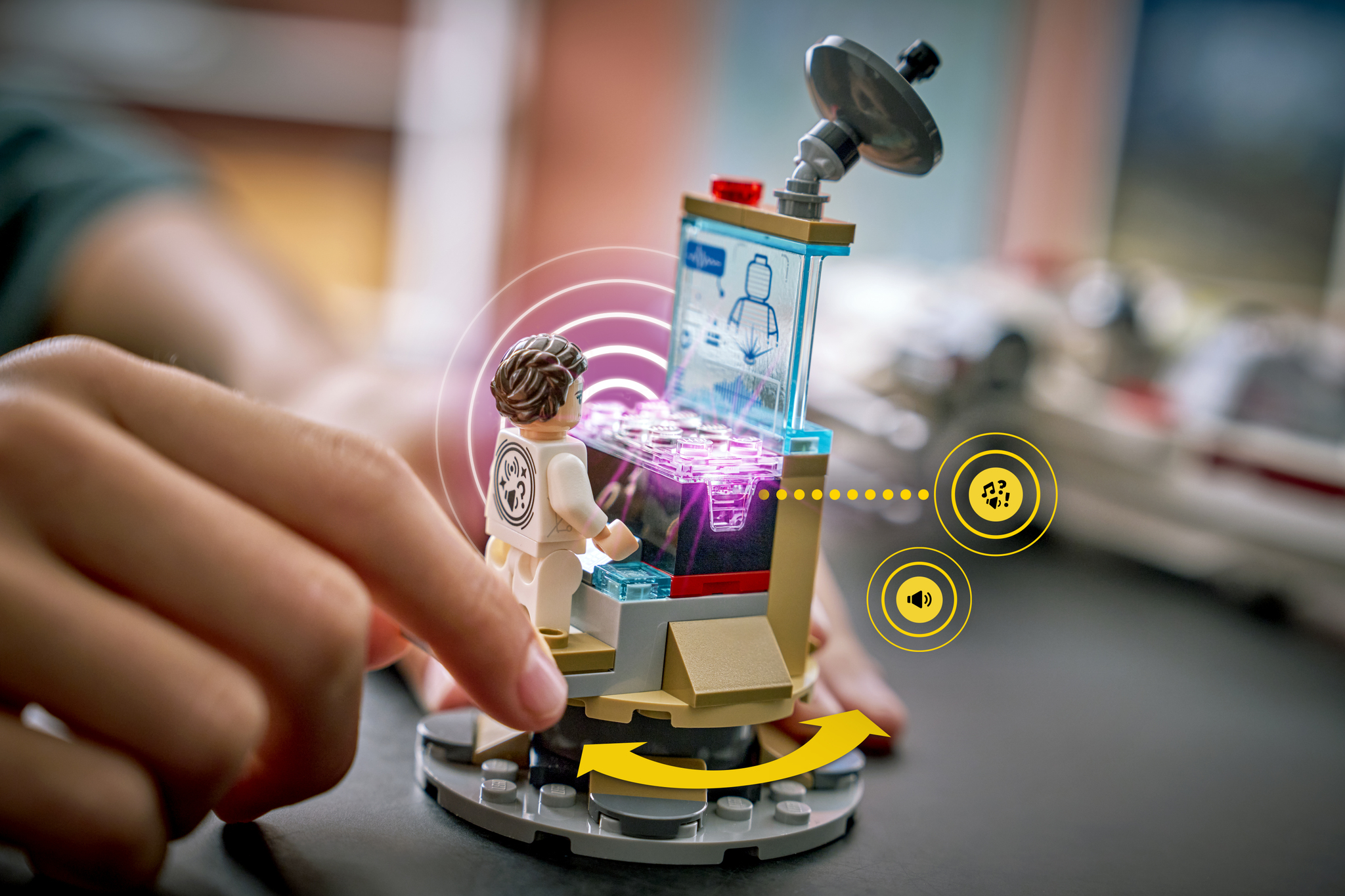 Lego Smart Play sets being played with by children in a home environment