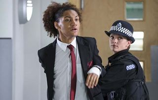 Heart-breaking scenes in Casualty for Elle and Jacob as the police arrest their teenage son Blake!