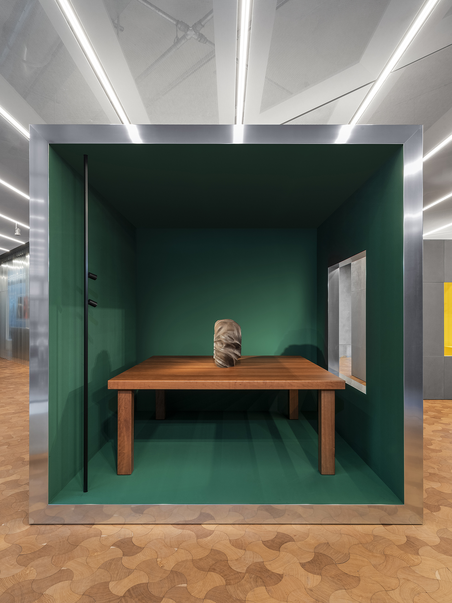 Milano Museo City: Unifor installation of La citt&amp;agrave; degli oggetti: Aldo Rossi e Francesco Somaini