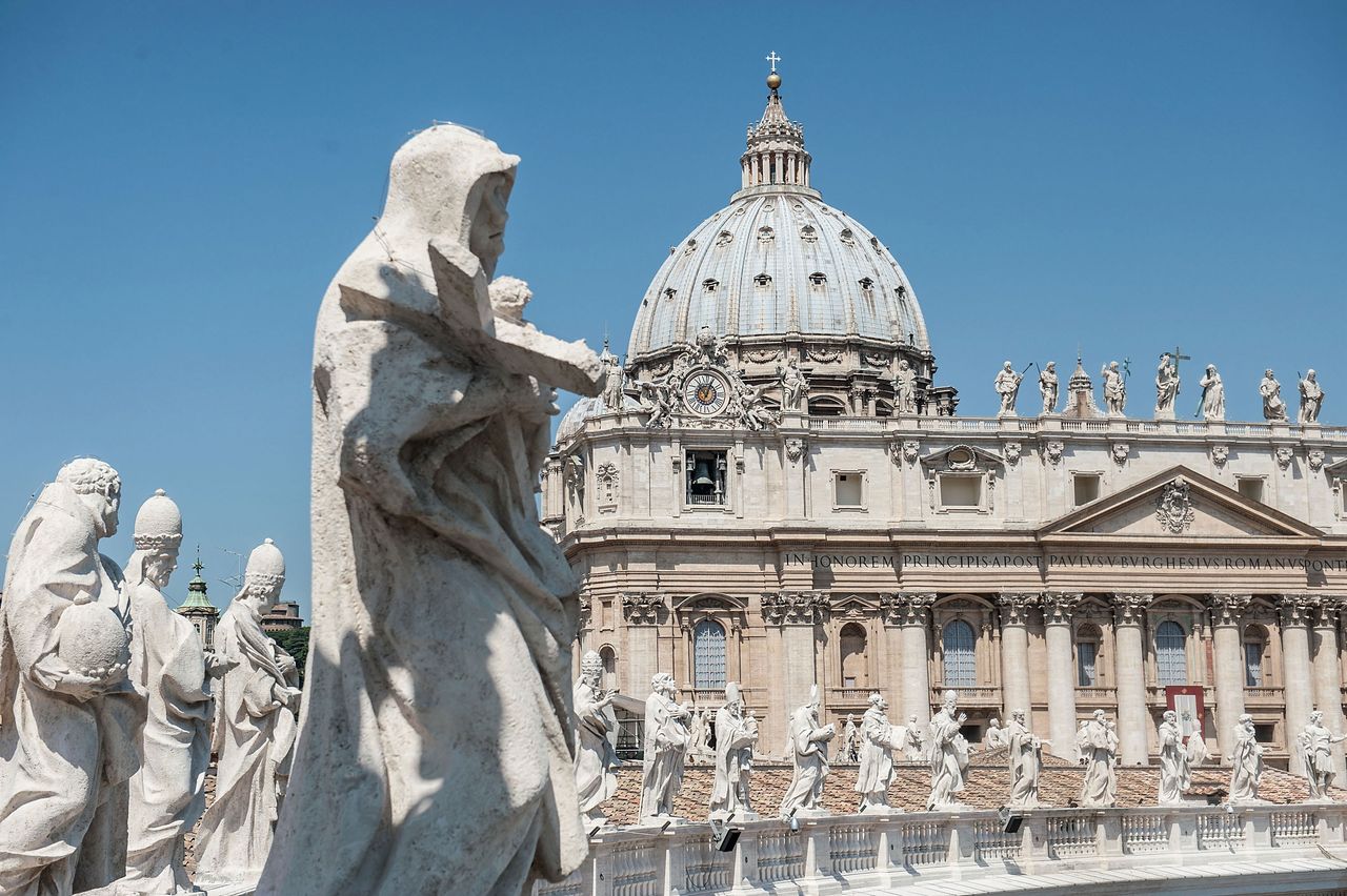 The dome of St. Peter in Vatican City