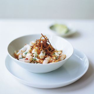 Vietnamese Squid and Prawn Salad with Mint