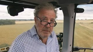 Jeremy Clarkson talking to camera in Clarkson's Farm Season 5