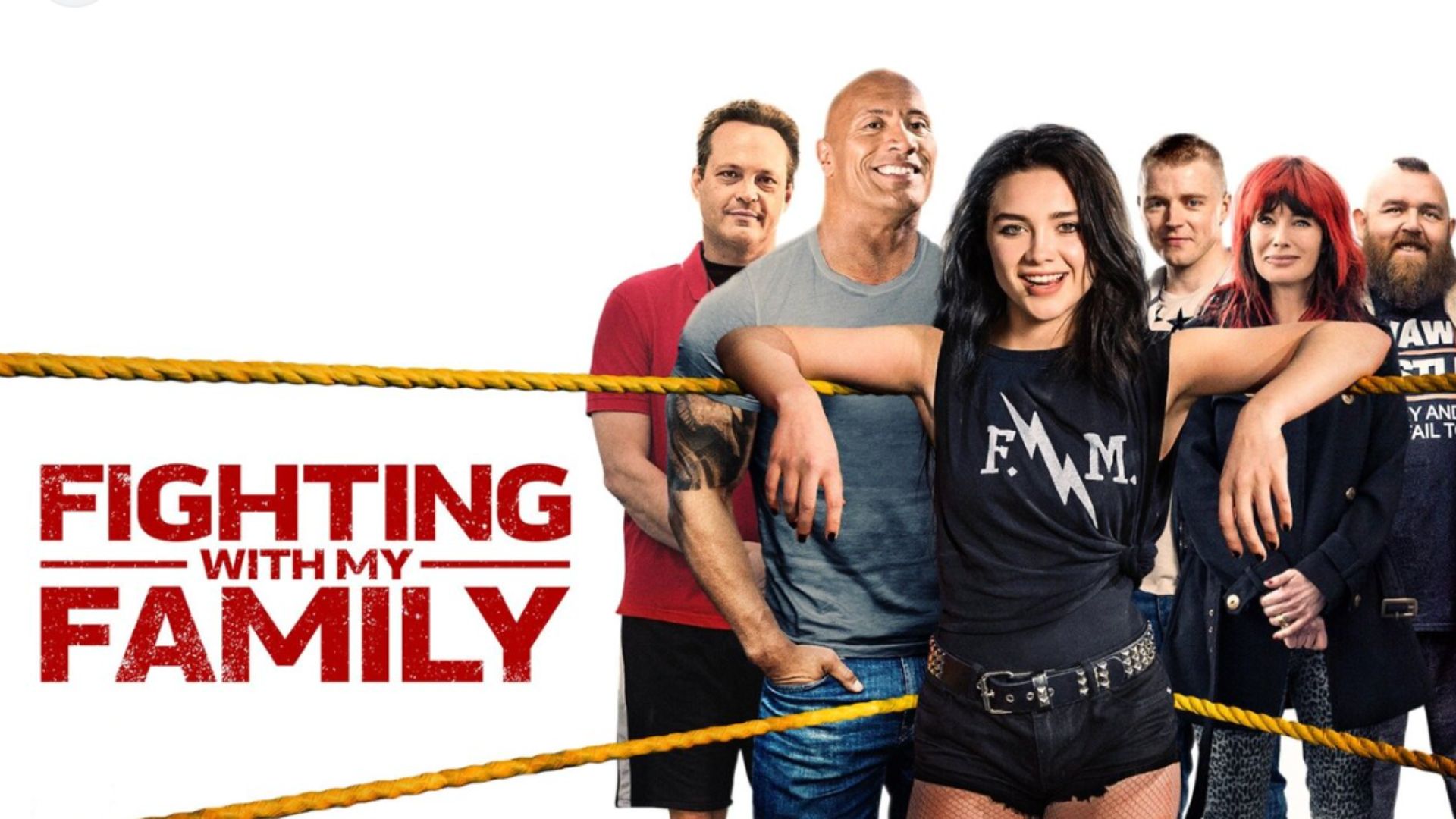 an image of the poster for the original film of Fighting with my Family