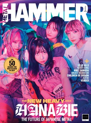 Hanabie on the cover of Metal Hammer