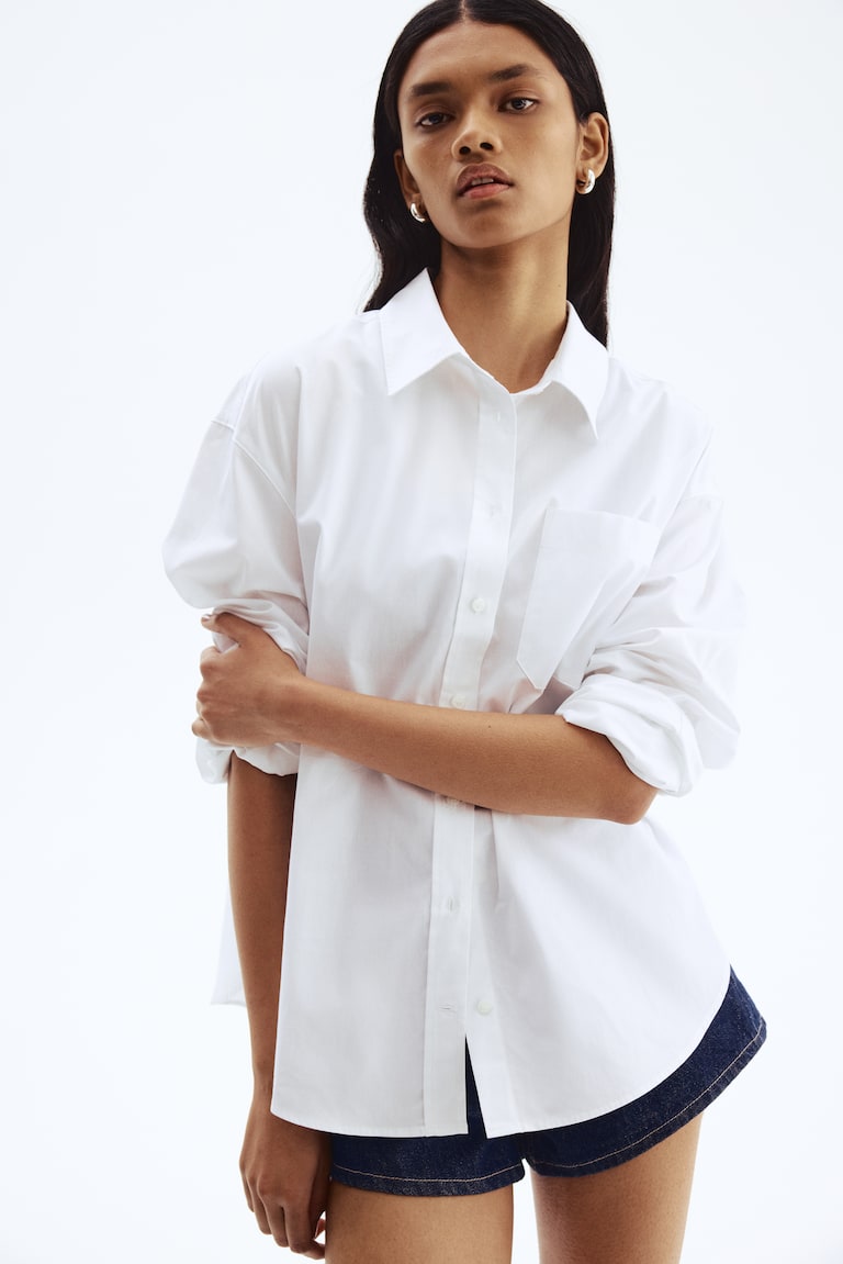 Oversized Cotton Shirt
